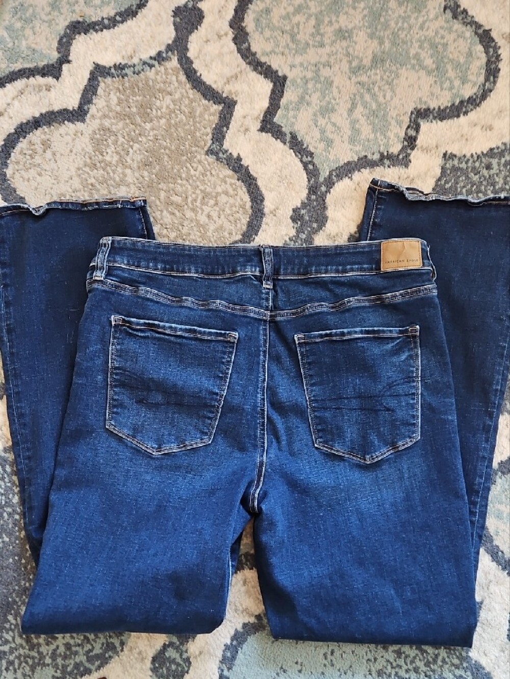 American Eagle Outfitters Women’s Dark Blue Bootcut Jeans - Picture 4 of 4